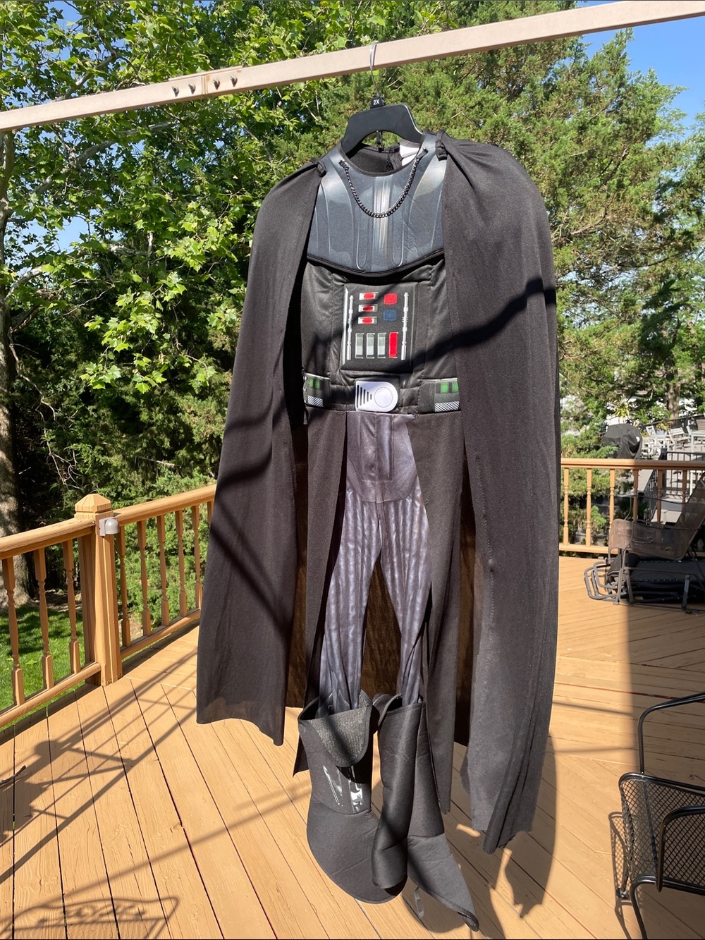 Rubie's Black and gray Galactic Sith Costume